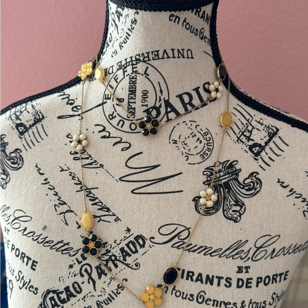 Kate Spade Floral Necklace and Earrings - Picture 6 of 7